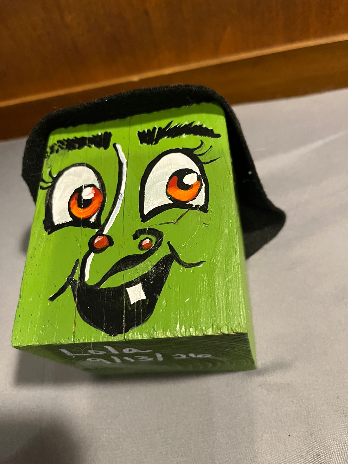 Lola of the Block Coven -One-of-a-Kind Wooden Witch