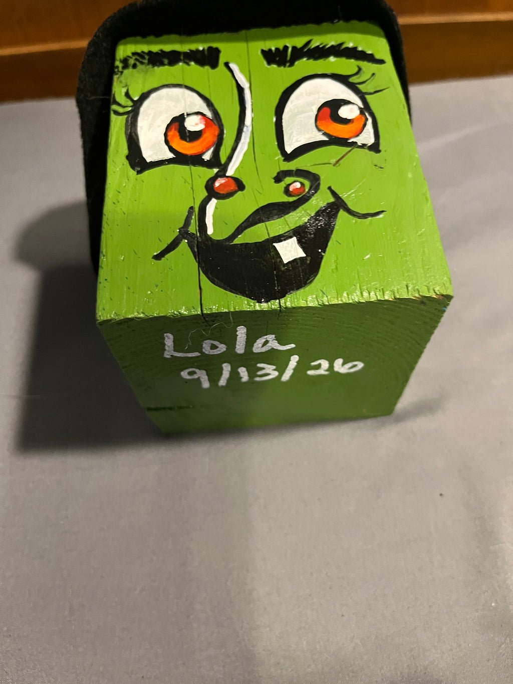 Lola of the Block Coven -One-of-a-Kind Wooden Witch