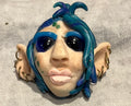 TeWana Asteria original handmade sculpted brooch, front view